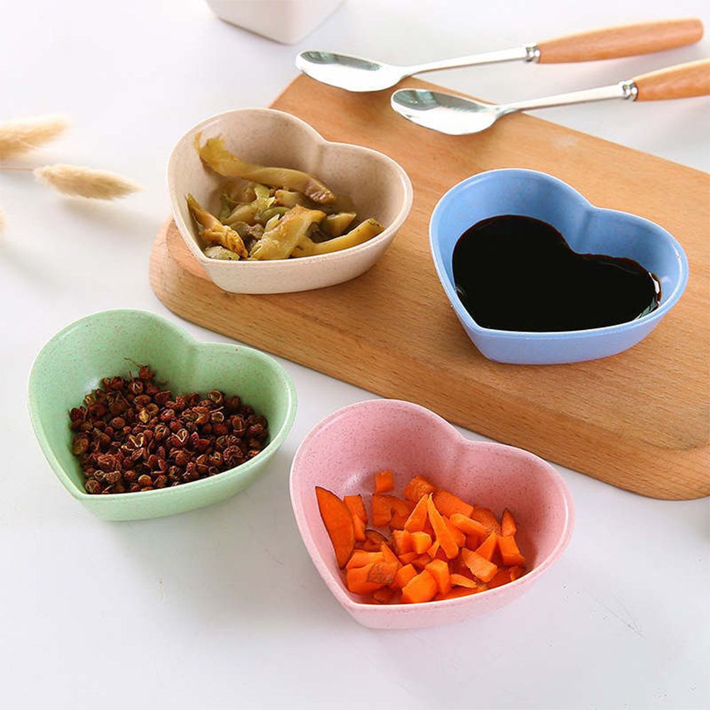 Đĩa đựng gia vị, nước chấm hình trái tim