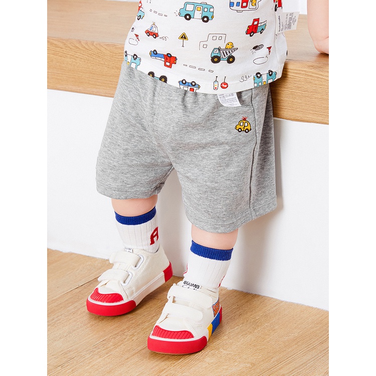 Quần short họa tiết ô tô mặc hè chất thun mềm mịn dành cho bé trai từ 6 tháng đến 4 tuổi 200222110104
