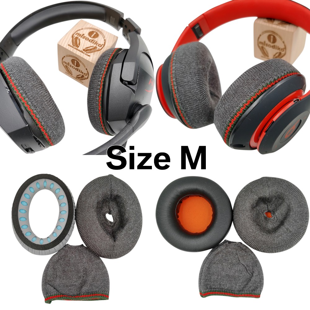 Set 4 Miếng Đệm Bọc Tai Nghe Cho Beats Studio 3 / 2 / Bose Quiscomfort Qc35 Qc25 Qc2 Qc15, Ath - M50X - Msr7 - Ae27