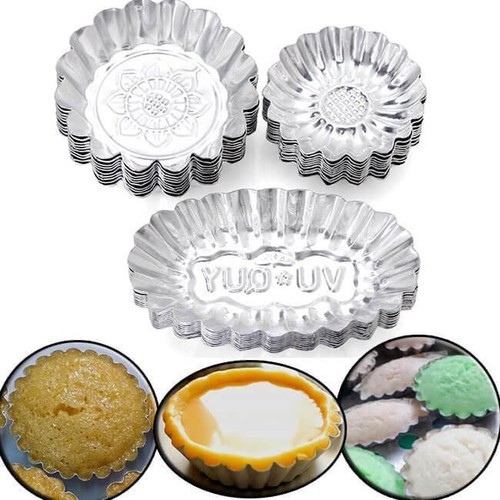 Bộ 120 Khuôn Làm Bánh Bò , Bánh Tart Trứng , Bánh Nướng Nhiều Kiểu - BX0735