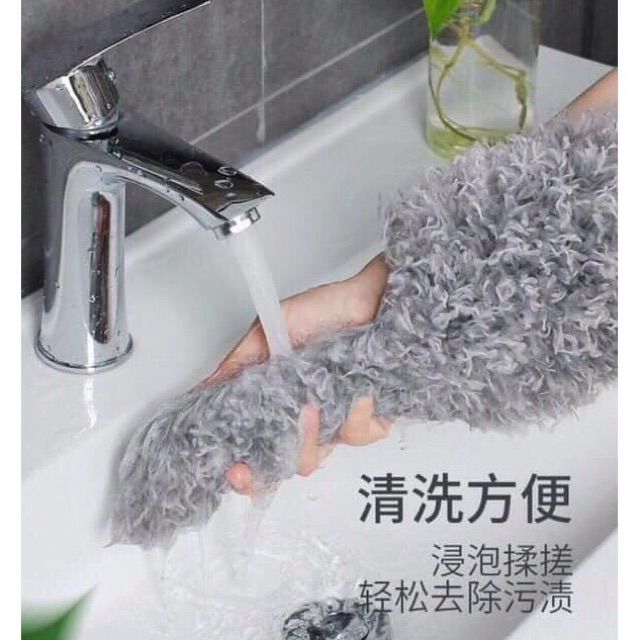 Chổi quét bụi cao cấp có cán dài rút gọn tiện dụng