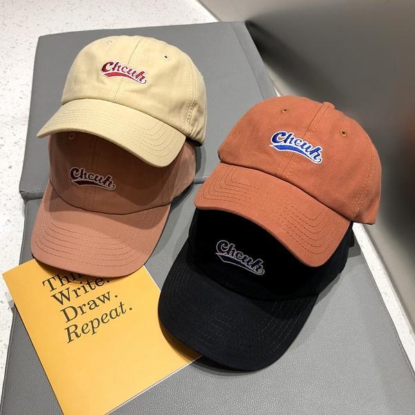 Nón Lưỡi Trai Mềm Thêu Chữ Phong Cách Hàn Quốc