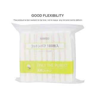 1 Túi 180 Miếng Bông Tẩy Trang 3 Lớp Miniso