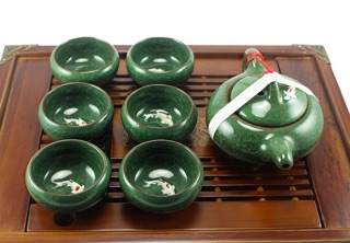 [SALE 10%] Bộ ấm chén trà hình cá 3D
