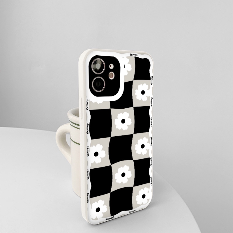 Ốp lưng iphone họa tiết lượn sóng hoa caro 6/6plus/6splus/7/7plus/8/8plus/xs/11/12/13/pro/max/plus/promax g82