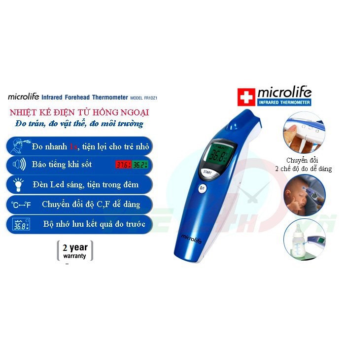 Máy bắn nhiệt hồng ngoại microlife