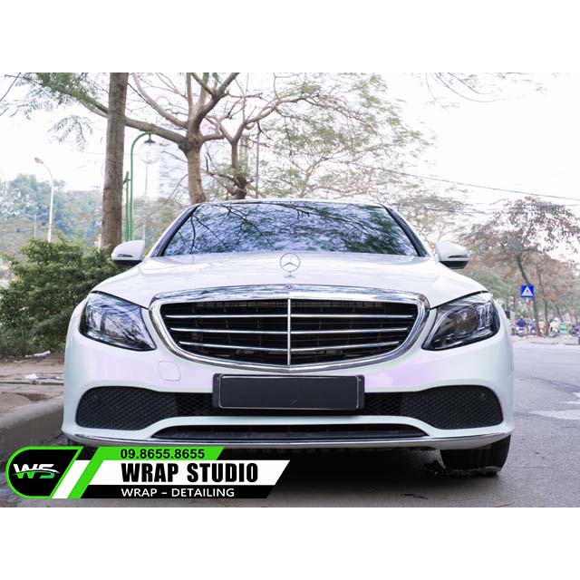 Dán đổi màu ô tô - Mercedes ngọc trai ánh tím