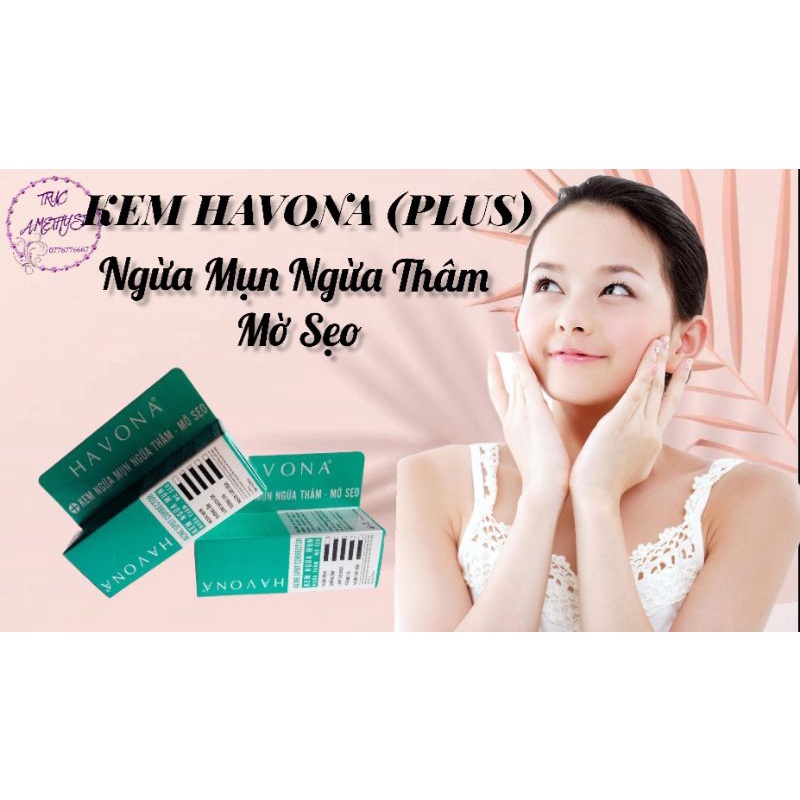 KEM NGỪA MỤN HAVONA MỜ THÂM DỊ ỨNG (PLUS)