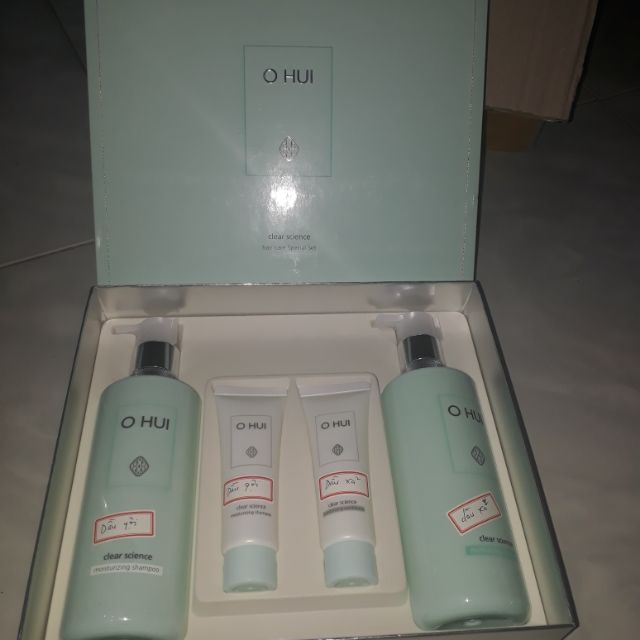 Set dầu gội + dầu xả OHui Clear Science