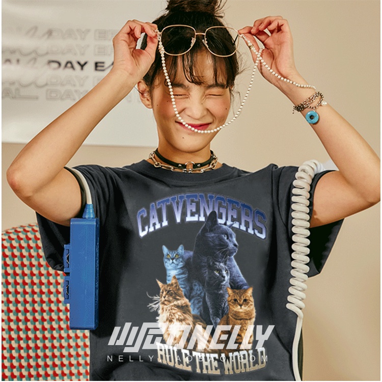 Áo phông Nelly Heybig tay ngắn - CatVengers