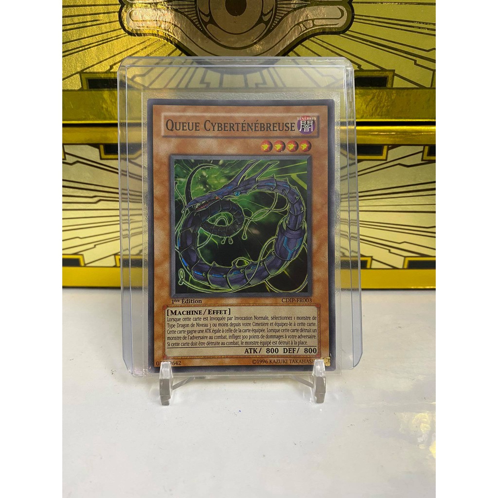 [ Dưa Hấu Yugioh ] Lá bài thẻ bài Cyberdark Keel - Super Rare 1st Edition - Tặng bọc bài nhựa bảo quản