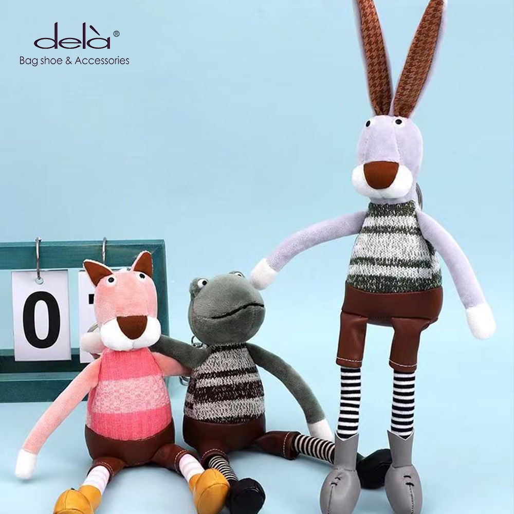 Dela Phụ Kiện Móc Khóa Hình Thỏ Dễ Thương Xinh Xắn