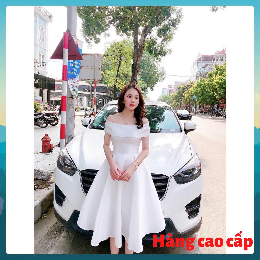 (Hàng cao cấp) Đầm dự tiệc phi bóng trễ vai dáng xòe cực duyên dáng - Leona dress | BigBuy360 - bigbuy360.vn