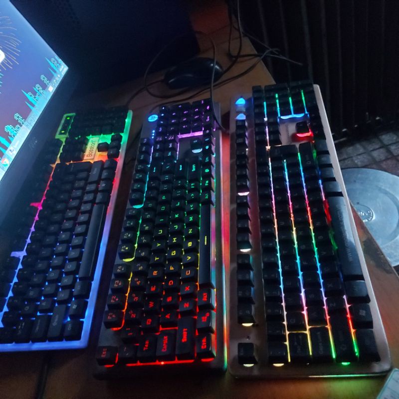 [HÀNG TRƯNG BÀY] Bàn phím LED có dây chính hãng THANH LÝ nhanh