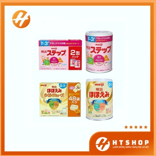 Sữa Bột Meiji Nội Địa Nhật Bản Số 0 Và Số 9 Dạng Lon 800 Gram