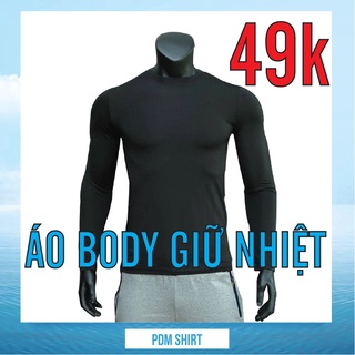  Áo thun body nam dài tay áo giữ nhiệt nam áo tập gym co dãn 4 chiều 