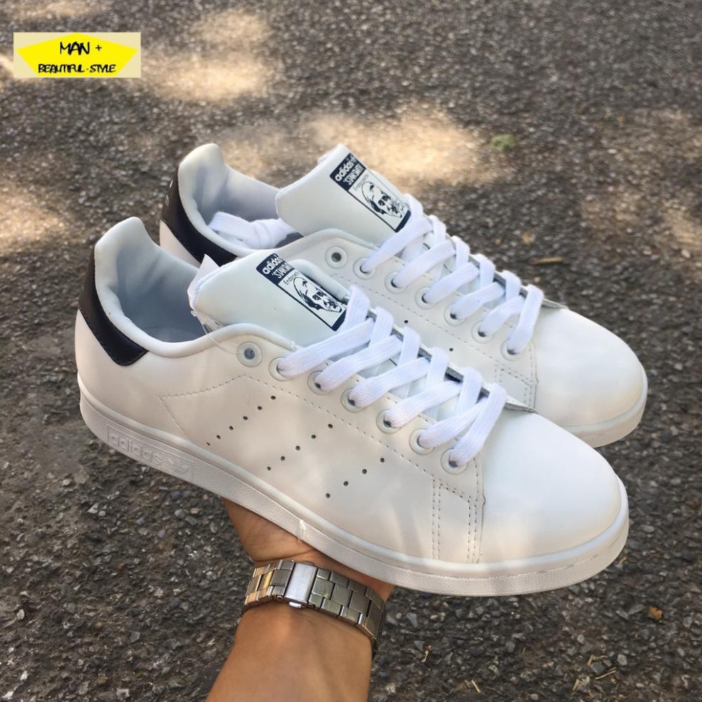 New Đủ mẫu FRESHIP (FULL BOX) Giày thể thao STAN SMITH trắng gót xanh than [.] [.] . . ✫ siêu phẩm 1212 * ۶ ↺ . []