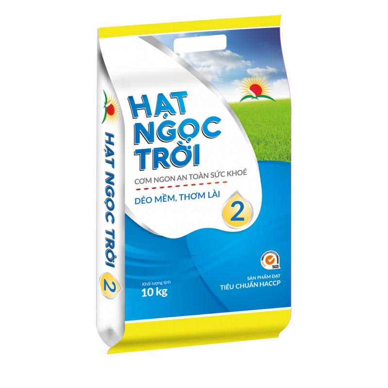 Gạo Hạt Ngọc Trời Số 2 bao 25kg