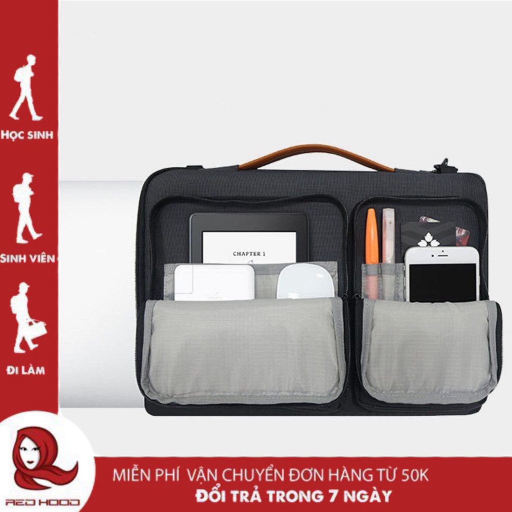 Túi xách cao cấp Cặp đeo vai laptop có lớp chống sốc laptop REDHOOD flasksale
