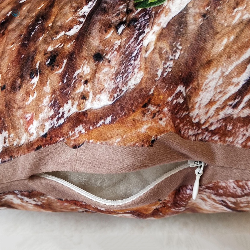 Gối Ôm Mềm Mại Hình Búp Bê Thức Ăn Có Thể Tháo Rời Và Giặt Sạch Cho Phòng Khách / Phòng Ngủ