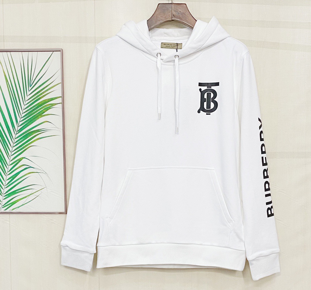 Burberr 2020 autumn and winter new style vintage printed TB letter for men long-sleeved hooded sweater pure cotton fabric | BigBuy360 - bigbuy360.vn