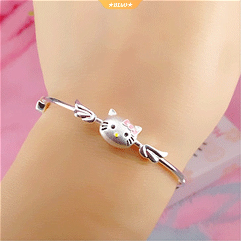SANRIO Vòng Tay Hình Mèo Hello Kitty Dễ Thương Có Thể Điều Chỉnh Kích Thước
