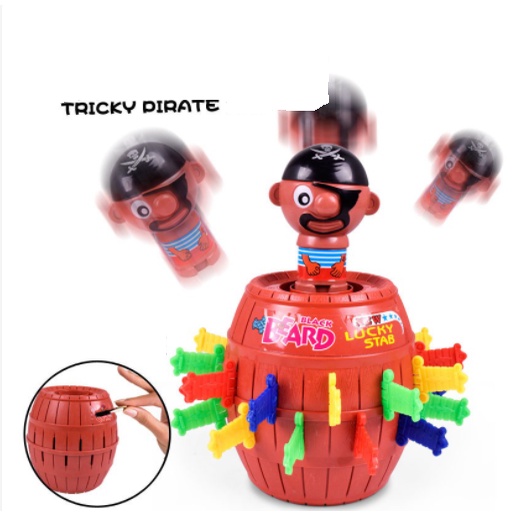 Đồ chơi cho bé, đồ chơi đâm hải tặc  thùng cướp biển thú vị