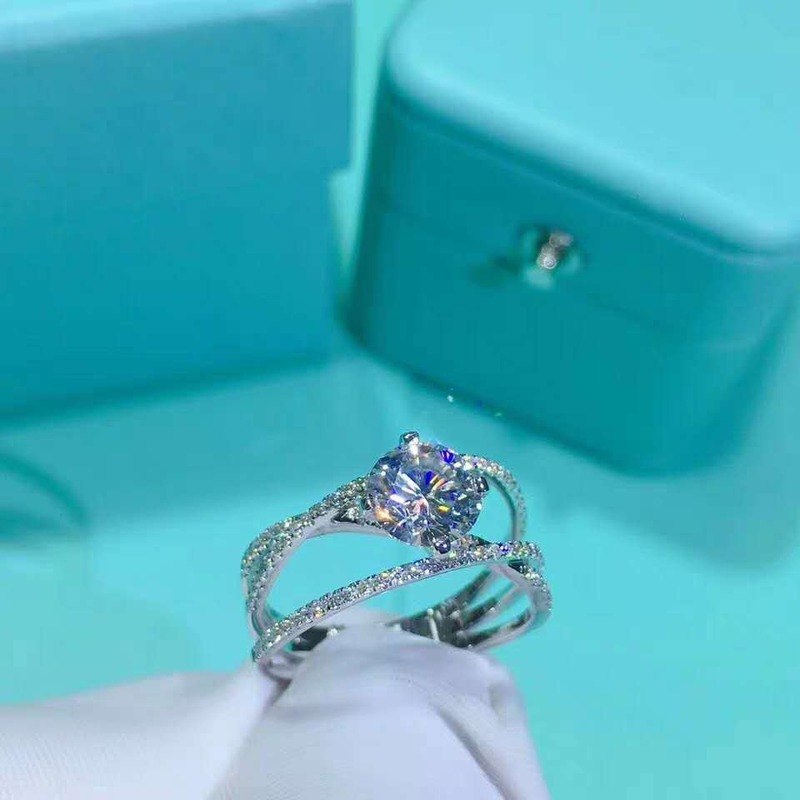Nhẫn đeo tay cao cấp thiết kế thời trang Pt950