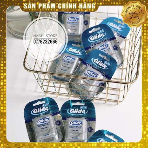 CHỈ NHA KHOA ORAL - B GLIDE PRO-HEALTH DEEP CLEAN FLOSS COOL MINT - Hachi - Hachi chính hãng