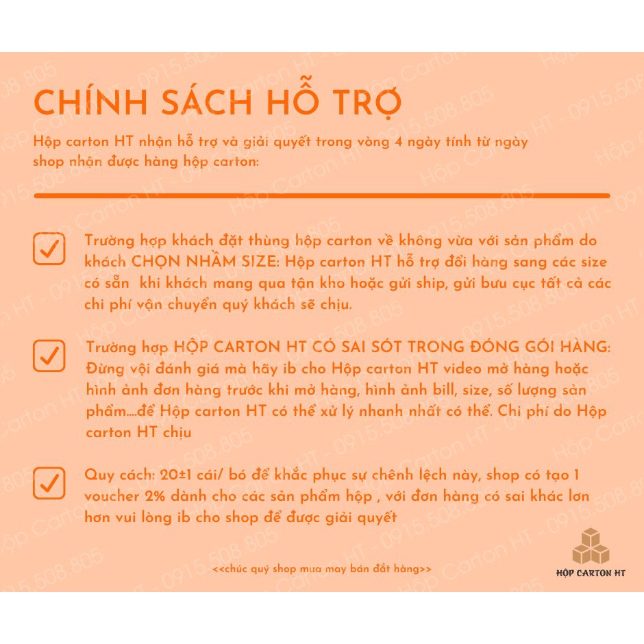 12x12x12 Combo 10 hộp carton, thùng giấy cod gói hàng, hộp bìa carton đóng hàng giá rẻ