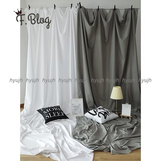 Phông nền chụp ảnh bằng vải màu trắng xinh xắn