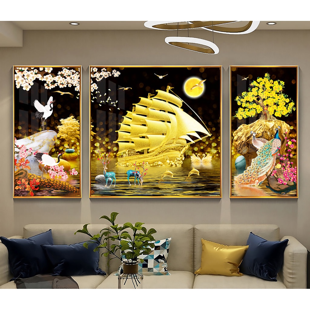 Tranh tráng gương BIG SIZE siêu đẹp, treo phòng khách, phòng làm việc .