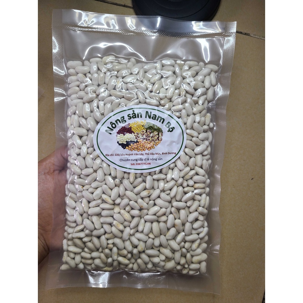 Đậu trắng hạt to chất lượng đóng trong bao hút chân không