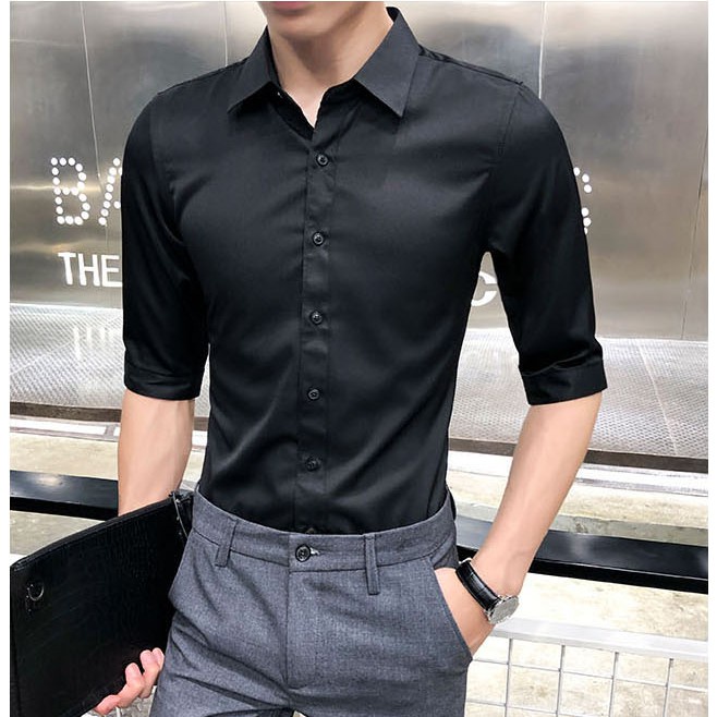 Áo sơ mi nam nữ dài tay form rộng Hàn Quốc