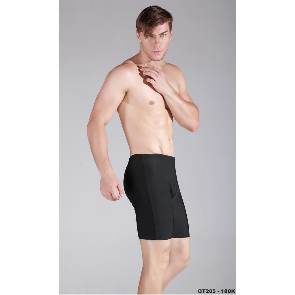 QUẦN BƠI NAM TRƠN MÀU QT205 - Hàng nhập khẩu