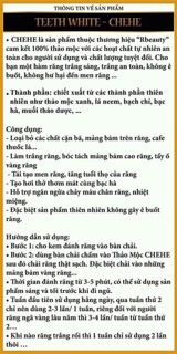 Bột trắng răng chehe