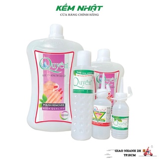 Nước rửa móng quyên cao cấp 3 size: 125ml...500ml và 1000ml