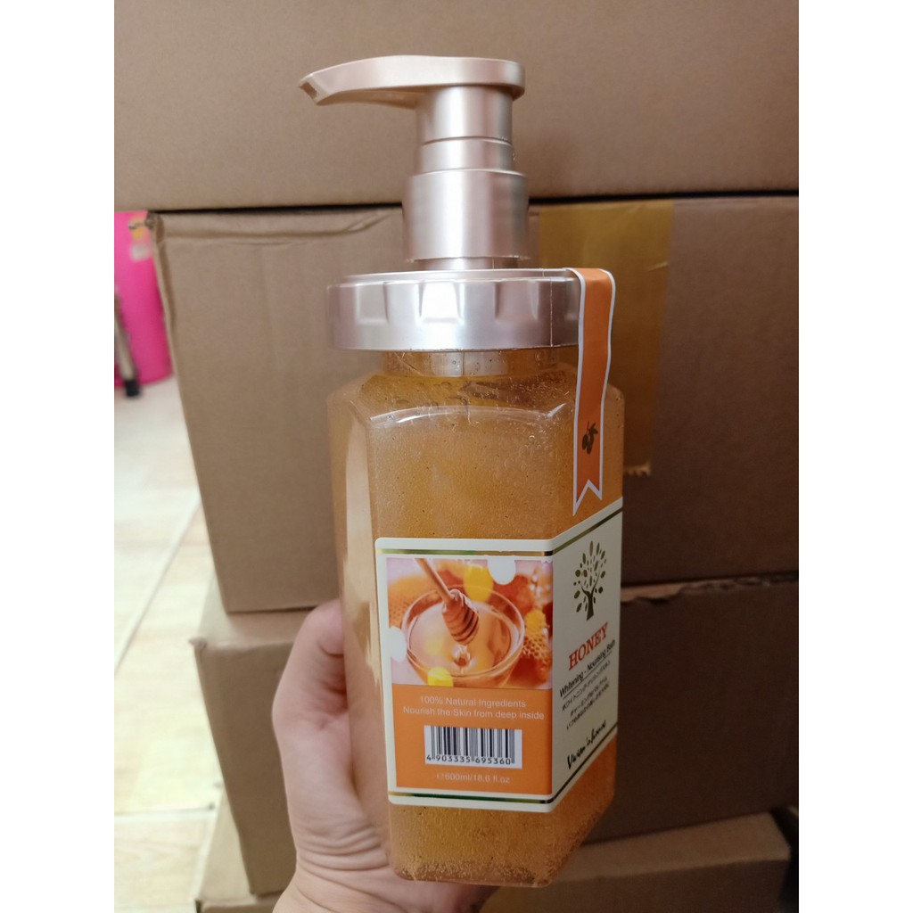 Sữa Tắm HONEY Whitening- Nourising Bath 600ml