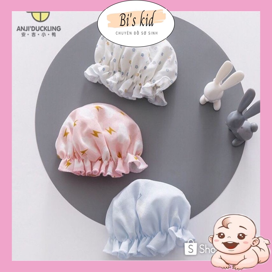 Mũ cho bé gái sơ sinh, mũ bèo xinh xắn đáng yêu cho bé | 0-6Kg |