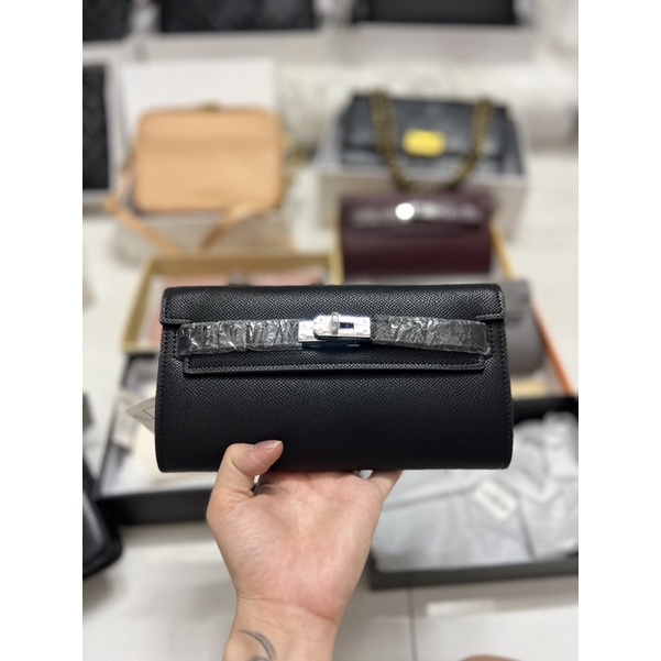 Clutch Ví cầm tay Kelly sang trọng kèm dây đeo SPS xịn