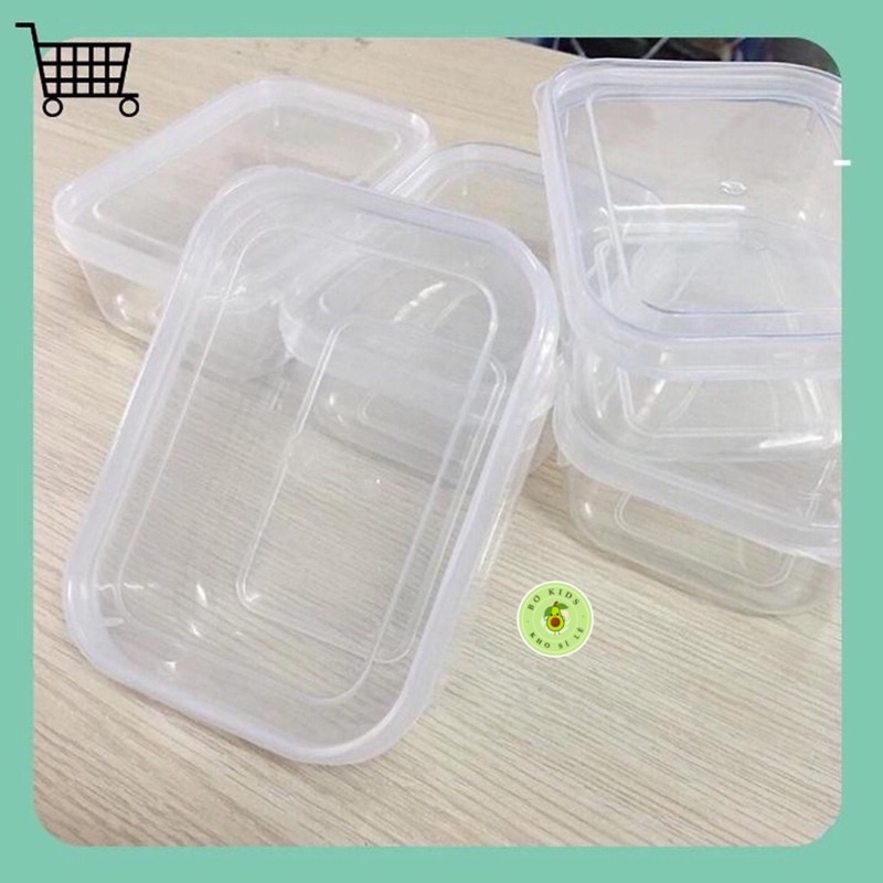 Hộp Đựng Thực Phẩm Có Lắp Cho Bé Để Tủ Lạnh Việt Nhật 6685-1 hộp chia đồ ăn dặm cho bé, có nắp đậy, an toàn vệ sinh