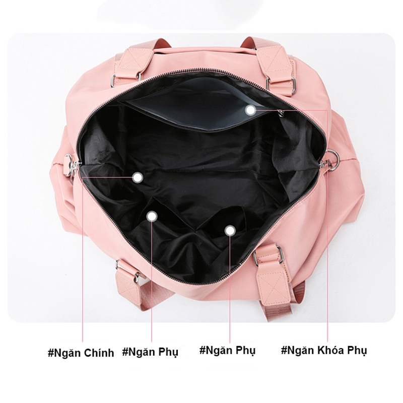 Túi xách du lịch nam nữ đa năng ZAJA thời trang thể thao phong cách đeo vai cao cấp