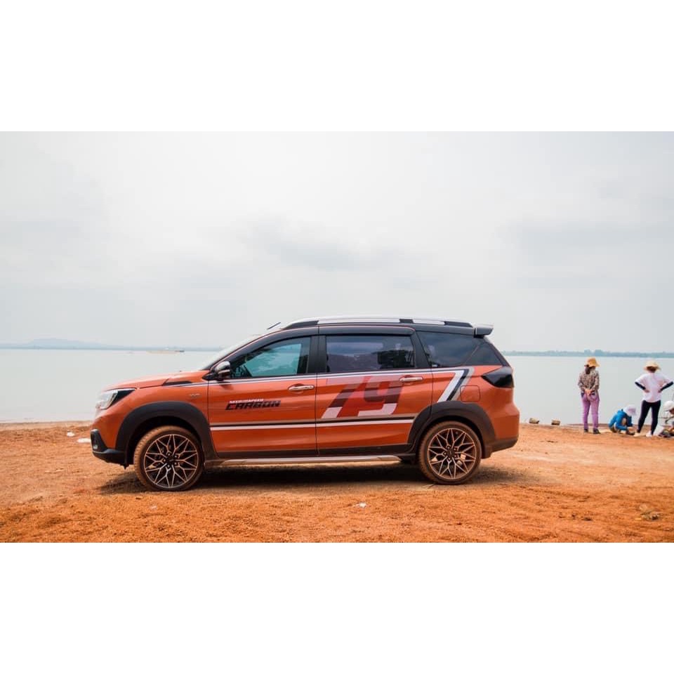 Tem thể thao dán trang trí xe Suzuki XL7 kèm ảnh thật