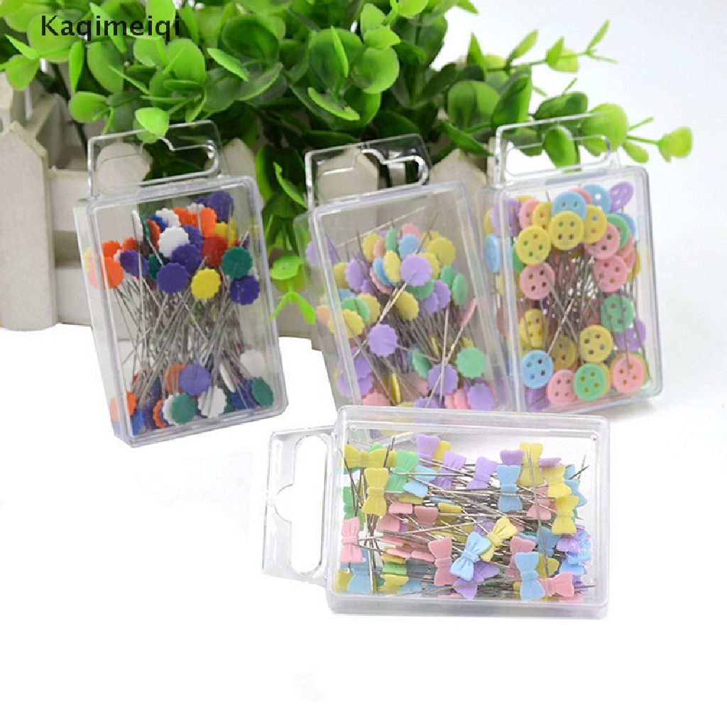 Set 100 kim gút hình hoa dùng để may vá DIY