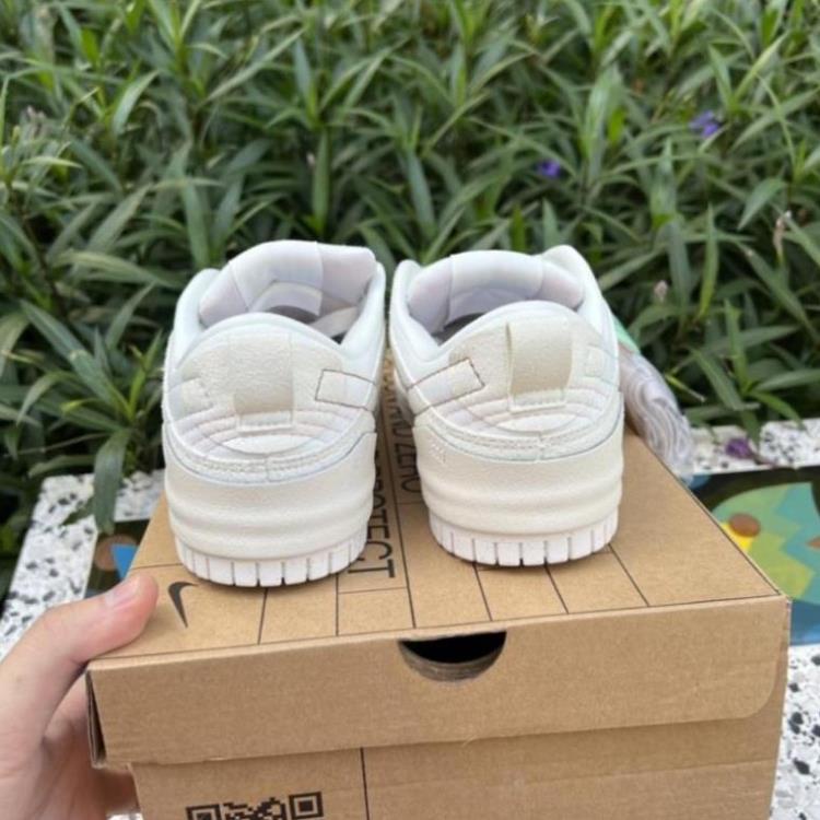 Giày Nike SB Dunk Low Disrupt 2 ‘Pale Ivory Black’ DH999Trắng hồng, 𝗝𝗼𝗿𝗱𝗮𝗻 1 𝗦𝗕 𝗗𝘂𝗻𝗸 𝗟𝗼𝘄 𝗗𝗶𝘀𝗿𝘂𝗽𝘁 𝟮 𝗚𝗥𝗘𝗘𝗡 𝗫𝗮𝗻𝗵 𝗟𝗮́