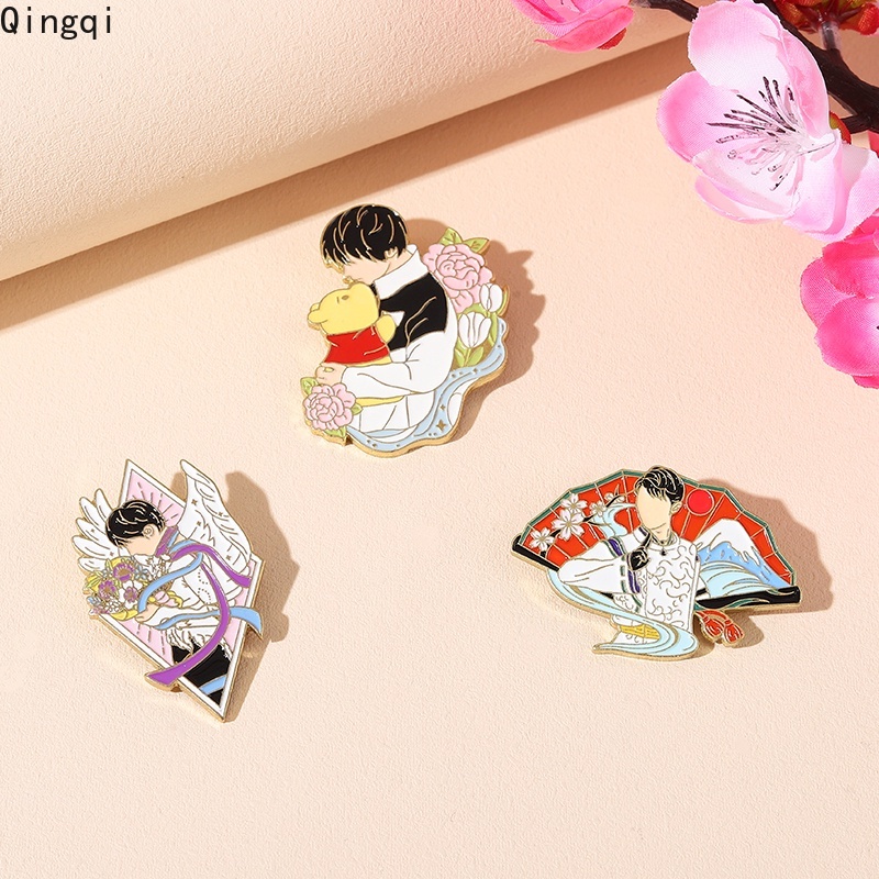 Huy hiệu cài áo Miss Zoe hình nhân vật hoạt hình Nhật Bản harajuku sáng tạo làm quà tặng cho bạn bè