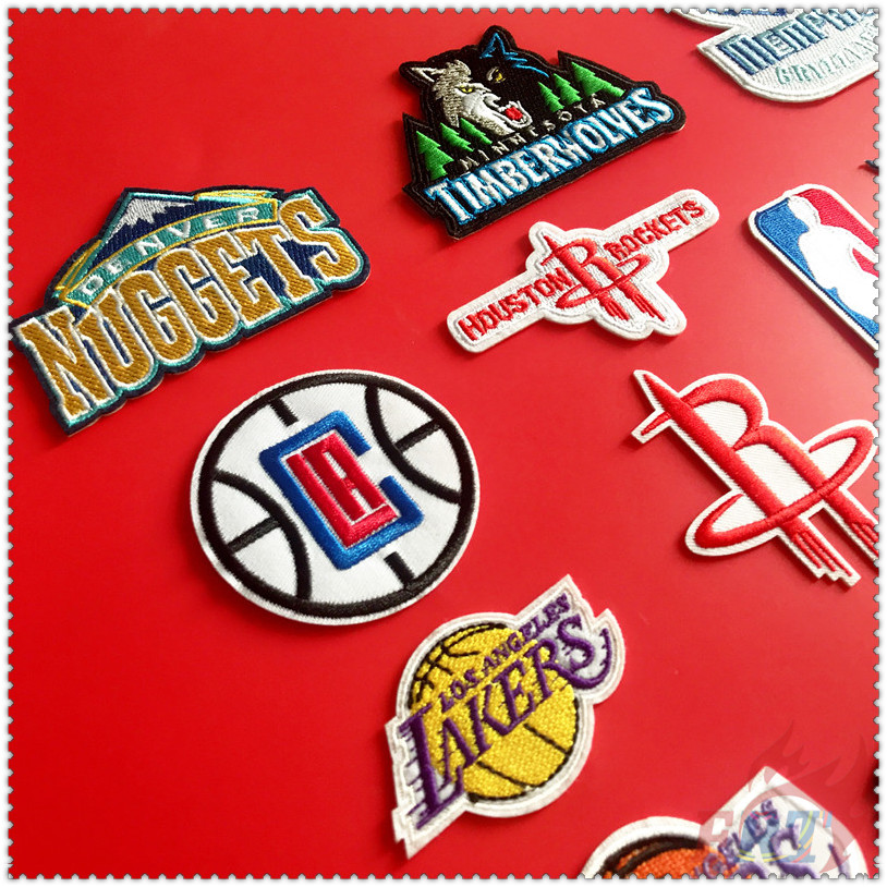 Miếng Vá Ủi Thêu Logo Đội Nba