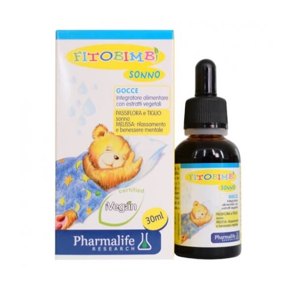 Fitobimbi Sonno 30 ml - hỗ trợ cải thiện giấc ngủ, giúp bé dễ dàng chìm vào giấc ngủ, ngủ ngon và sâu hơn