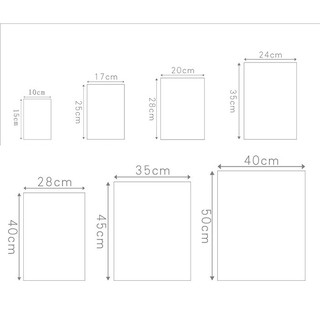 [SỈ]Túi khóa zip không thấm nước đựng đồ làm từ polyester lụa mờ S29.25-T62019