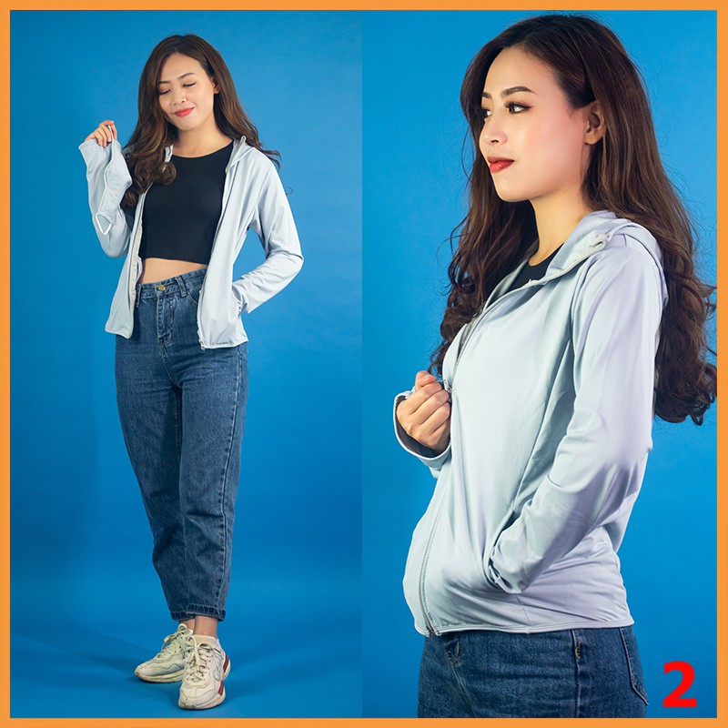 [Ảnh + Video Thật] Áo Chống Nắng Nữ Dáng Ngắn Dài Tay Chống Nắng Tốt. | BigBuy360 - bigbuy360.vn